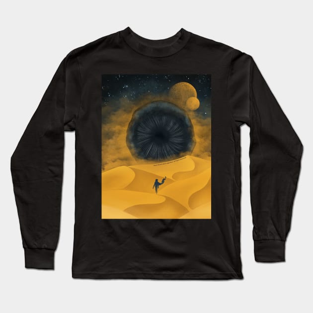 The Great Shai-Hulud, Yellow Sand Long Sleeve T-Shirt by Dream Artworks